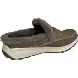 Baretraps Womens Faux Fur Slippers Size 7.5-8.5 Taupe Warm Cozy Winter Shoes
